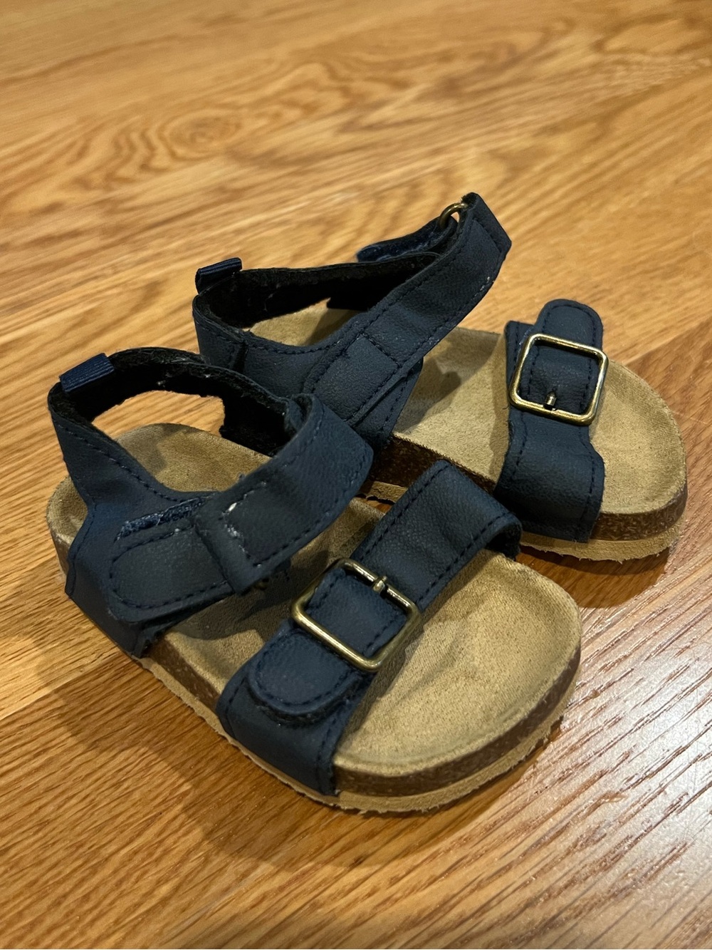 The Children's Place Navy Toddler Buckle & Hook Sandals